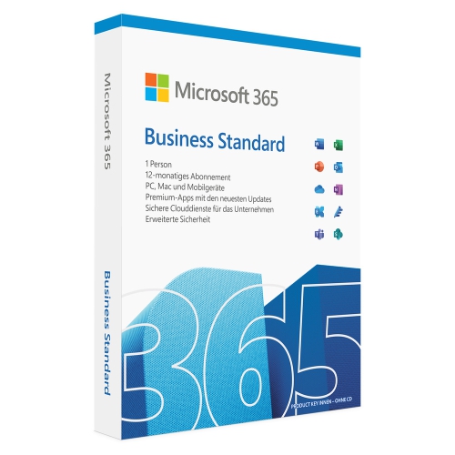 Microsoft 365 Business Standard 1 User, 1 Jahr ESD