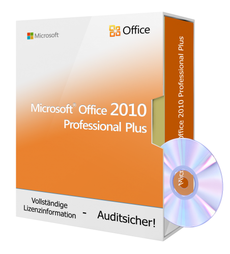 Microsoft Office 2010 PROFESSIONAL PLUS 1 PC incl. DVD