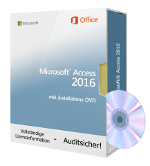 Microsoft Access 2016 incl. Installation-DVD, 1PC