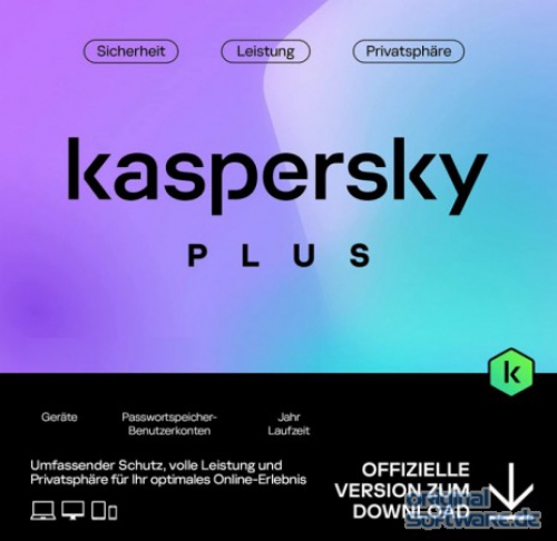 Kaspersky Plus (1 Gerät - 1 Jahr) Download